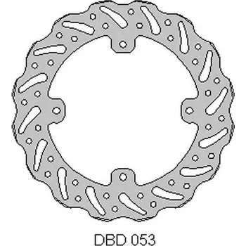 Brzdový kotouč Zadní brzdový kotouč DELTA Braking WAVE 210mm KTM Husqvarna 85