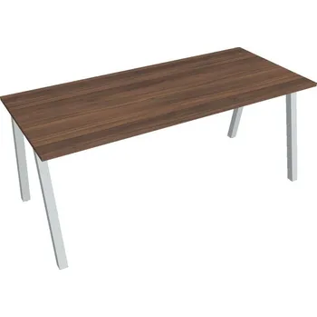 Kancelářský vozík HOBIS kancelářský stůl rovný - US A 1800, ořech + doprava zdarma