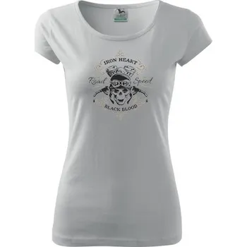 Dámské tričko Dámské Triko s moto motivem 32 Iron Heart