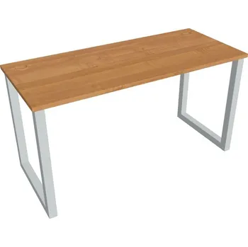 Kancelářský vozík HOBIS kancelářský stůl rovný - UE O 1400, hloubka 60 cm, olše + doprava zdarma