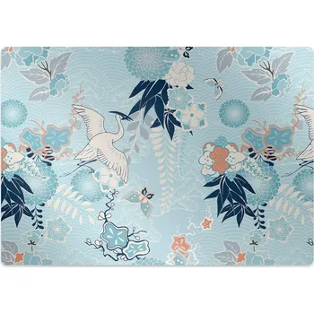 Podložka pod nábytek Ochranná podložka pod židli Crane a květiny