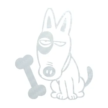 Polep vozidla SAMOLEPKA Pes 179 levá s kostičkou (51 - 3D karbon bílý) NA AUTO, NÁLEPKA, FÓLIE, POLEP, TUNING, VLASTNÍ TEXT, TISK, AUTOSAMOLEPKY.cz, POLEPY, OBRÁZEK, LOGO, SAMOLEPKY