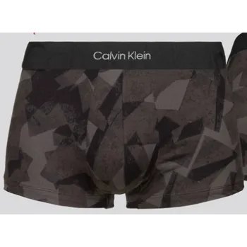 Boxerky Pánské boxerky NB3321A 5VE černá/šedá - Calvin Klein černá/šedá XL