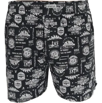 Trenýrky Andrie PS 5676 černé pánské trenýrky Barva: černá, Velikost: 3XL