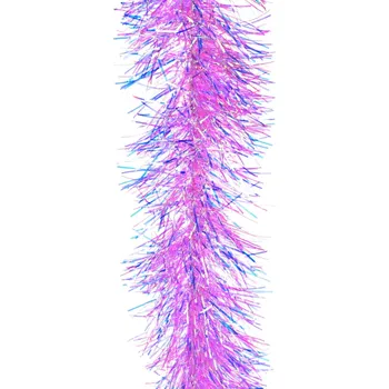 Vánoční ozdoba Vánoční řetěz s laserovým efektem růžový 2 m