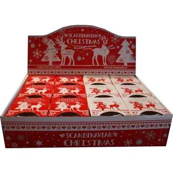 Svíčka Bartek Skandinávské vánoce červené jablko 115g