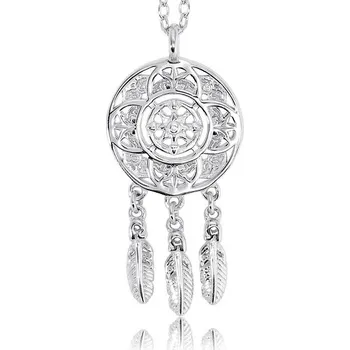 Náhrdelník ŠPERKY-NM, Stříbrný náhrdelník lapač snů Engelsrufer 1004 Délka náhrdelníku: 45 cm
