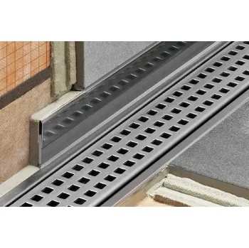 ukončovací lišta Lišta do sprchového koutu Schlüter Showerprofile-R kartáčovaný, nerez, délka 100 cm, výška hrany 35 mm, SPRA23EB100