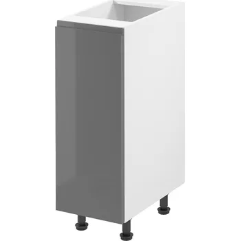 Kuchyňská skříňka ASPEN gr | dolní skříňka D30 | 30 cm | PRAVÁ | šedá lesk