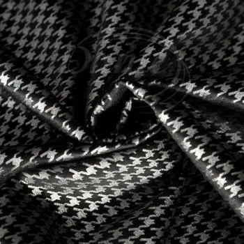 Dante Dekorační látka DARSY na závěsy, polštářky černá - 50 x 50 cm