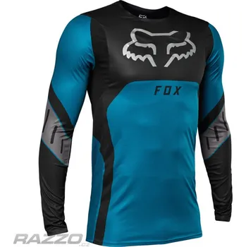 Moto dres Pánský MX dres FOX FlexAir Ryaktr Jersey Maui Blue 2023 XL