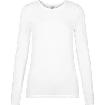 Dámské tričko BÍLÉ BASIC TRIKO S DLOUHÝM RUKÁVEM Pieces