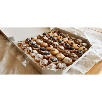 Svatební dekorace Pekařství Villa Svatební koláčky máslové - mák, tvaroh, povidla, ořech, min. 450 g