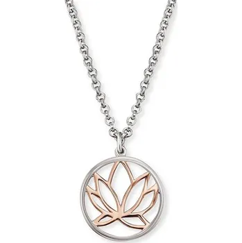 Náhrdelník ŠPERKY-NM, Stříbrný náhrdelník lotos Engelsrufer ERN-LILLOTUS-BI Délka náhrdelníku: 40 cm