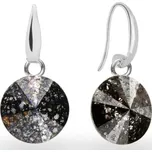 Náušnice Rivoli se Swarovski Elements Candy KW112212BP Black Patina 10 mm