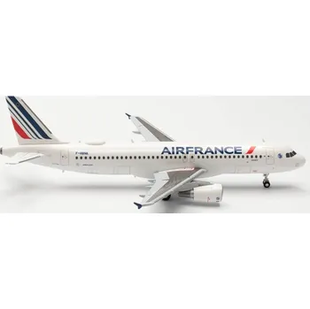 Modelářství Herpa - Airbus A320-214, Air France, "2021s" Colors, "Tarbes", Francie, 1/200