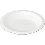 PETRAplast Plastový talíř hluboký s okrajem průměr 24 cm Barva: Bílá