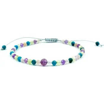 Náramek Moni dámský náramek ametyst apatit růženín prehmit