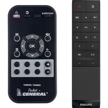 Dálkový ovladač PHILIPS TAB8505, TAB8805, TAB8405, TAB8905, TAB8907, TAB7908 - dálkový ovladač duplikát