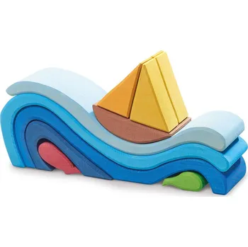 ostatní stavebnice Loď ve vlnách, 13 dílů