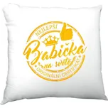 Polštář saténový s potiskem Nejlepší babička-polštář