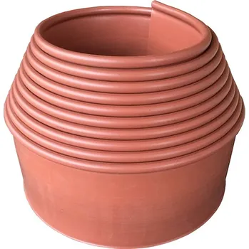 Zahradní obrubník Obrubník GARDEN DIAMOND JUNIOR 6 m terracotta 3+1 Zdarma