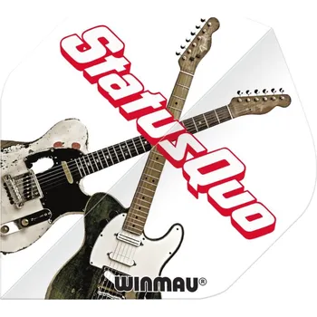 Winmau Letky Rock Legends - Status Quo - White Guitars - W6905.244