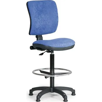 Kancelářská židle s opěrným kruhem KZ 9924-modrá/KP