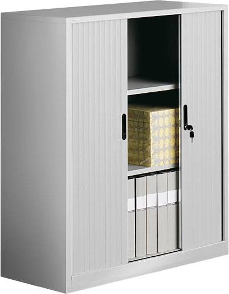 Skříň s roletovými dveřmi ŠEDÁ/ŠEDÁ RS 653/1200