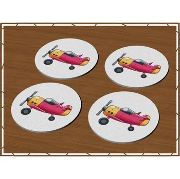 Podtácek Pelisport Filcový podtácek letadlo sada 4 ks