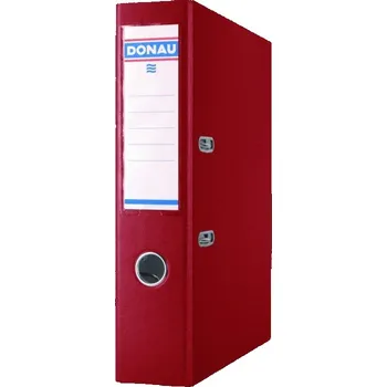 Pořadač pákový A4, hřbet 8 cm, polyprop, vínová