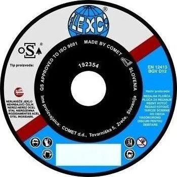 Brusný kotouč Kotouč brusný na kov 180x6 M COMET