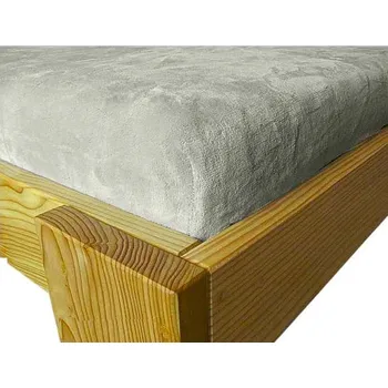 Prostěradlo Prostěradlo Aaryans 180x200 cm mikroflanel šedé (Prostěradlo z mikrovlákna na 2 postele 180x200 cm)