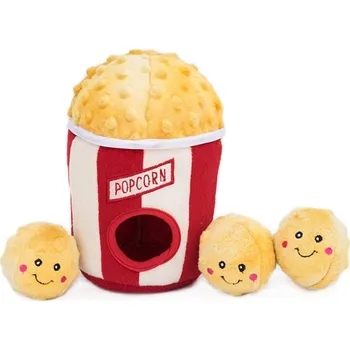 Hračka pro psa Hračka ZIPPY PAWS plyš - Burrow popcorn 21,5x15x15cm