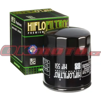 Filtr pro motocykl HIFLO FILTRO Olejový filtr HifloFiltro HF551 - Moto Guzzi Norge 850 i.e., 850ccm - 06-09
