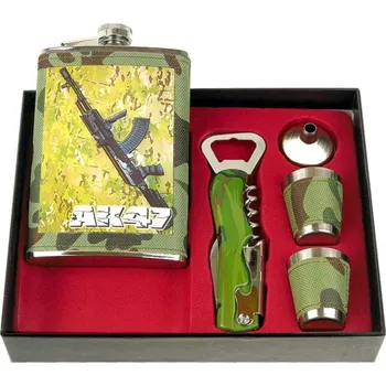 Placatka Placatka na alkohol AK 47 (Ruské suvenýry Placatky Kalashnikov ak47)