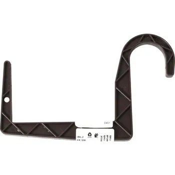 Truhlík Držák na truhlík balkon - S trubka hnědý 12 cm