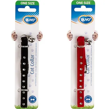 Obojek pro kočku DUVO+ nylonový rock s cvočky 1x20-30cm (MIX BAREV)