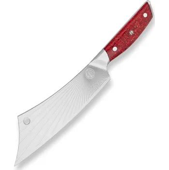 Kuchyňský nůž Kuchařský nůž BBQ MAX SANDVIK RED NORTHERN SUN 21 cm, červená, Dellinger - doprava zdarma od 2999 Kč
