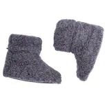 Vlnka TV bačkory z ovčí vlny grafitové