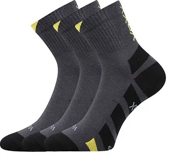pánské ponožky VoXX Gastl 3 páry tmavě šedé 35-38