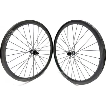 Zapletené kolo DUKE by BikePart 1335g Karbonová cyklokrosová galusková zapletená kola DUKE BACCARA 36T DISC CX-MACHINE, DT Swiss 350 straightpull road disc, Sapim CX Ray Typ ořechu: HG Shimano/SRAM