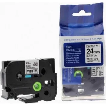 Pásek do tiskárny Alternativní páska Brother TZ-FX251/TZe-FX251 24 mm x 8 m flexi, černý tisk/bílý podklad