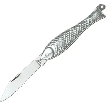 Bojový nůž Mikov rybička stříbrná (Kapesní nože Mikov Rybička)