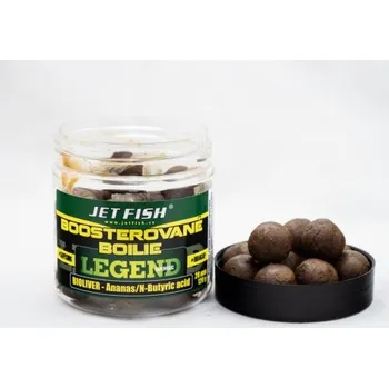 Boilies Jetfish Jet Fish Boosterované Boilie Legend Range - Bioliver - Ananas/N-Butyric - 24 mm