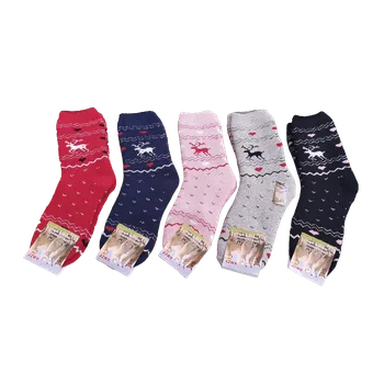 Dámské ponožky Ventuno trade Dámské zimní ponožky z ALPAKY Barva: dámská barevnost, Velikost: 38-42, 39/42