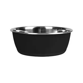 Miska pro psa Karlie Flamingo Miska nerezová Writetable pro psy černá VELIKOST: 13 cm / 500 ml