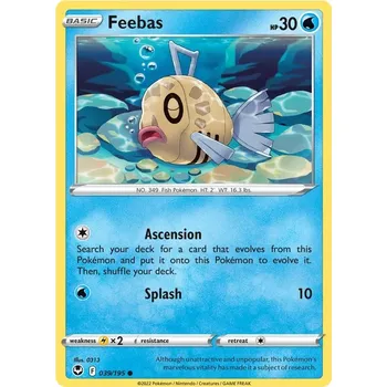 Sběratelská karetní hra Feebas 039/195 - Silver Tempest Typ karty: Non-Holo