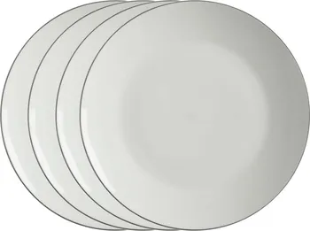 Talíř Maxwell & Williams Edge dezertní talíř 19 cm 4 ks bílý