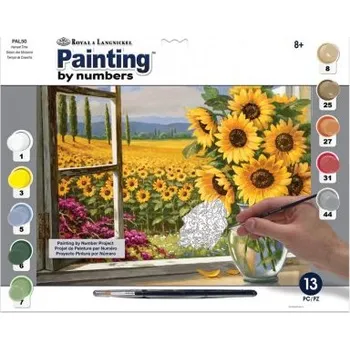 Malování podle čísel - Slunečnice - Royal Langnickel